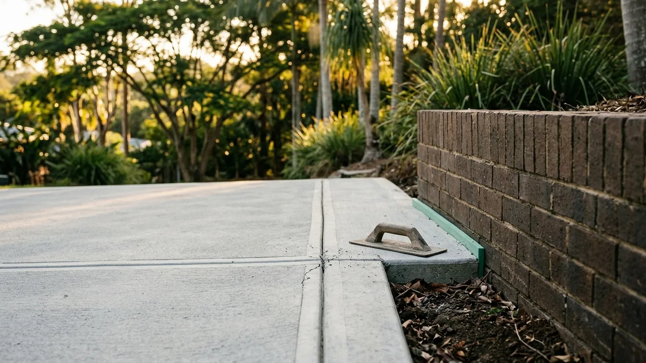 Brisbane concreting detail relevant to "Why does residential concrete crack and can it be prevented?"