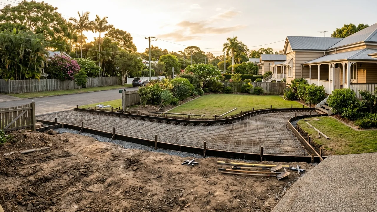 Brisbane concreting context shot for "Do you need council approval for concreting work in Brisbane?"