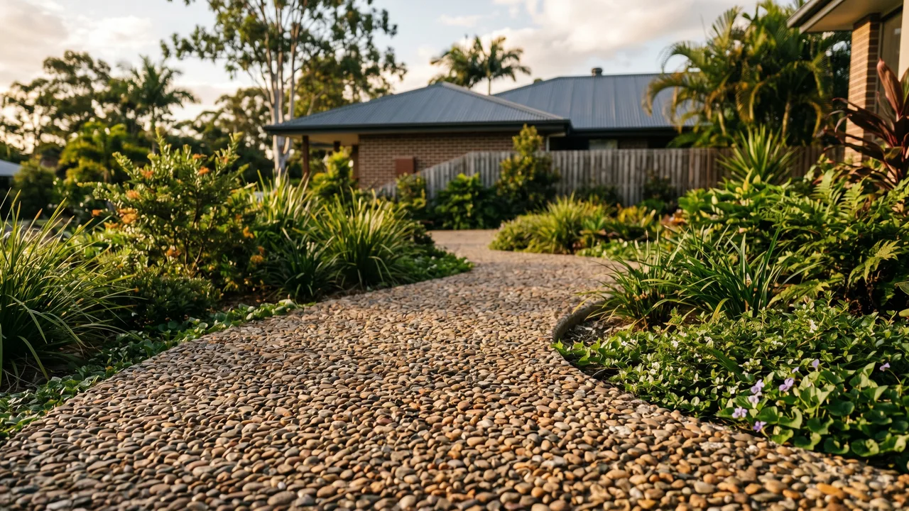 Exposed Aggregate Finish in Chelmer